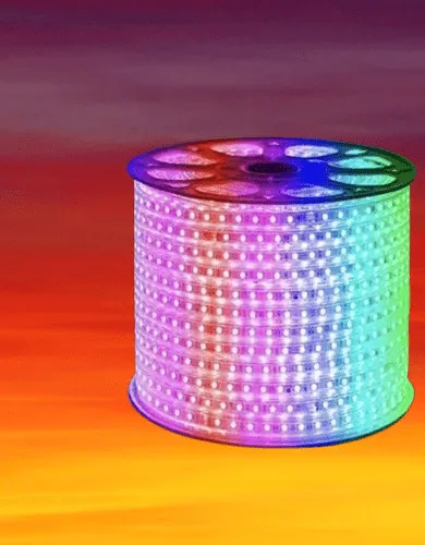 100 M LED RGB Color Changing Rope Light, IP Rating: 65 Ip, 110V