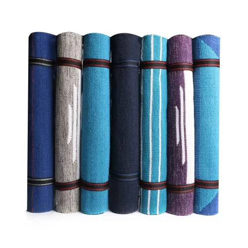 Kd Premium Cotton Yoga Mat Anti Skid Eco Freindly Multi Design Mat