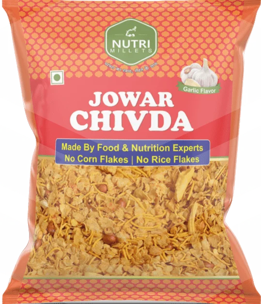 Nutrimillets Namkeen – Jowar Chivda – Garlic Flavor (100 grams)