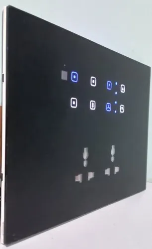 Alisan Black/White Wifi Modular Touch Switch, 16A