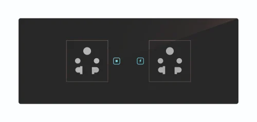 Alisan 8 Lights And 2 Fan Regulator Modular Touch Smart Switch, 16A