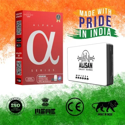 Alisan Alpha 4 Switch Automation Controller, Wireless, 240 V Ac