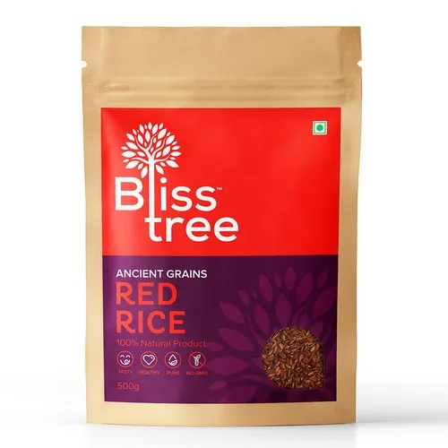 Bliss Tree Ancient Grains Red Rice, Packaging Size: 500 g