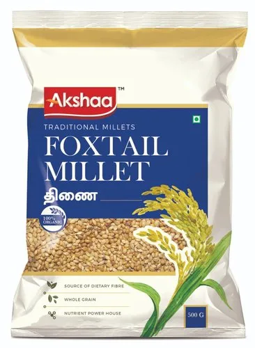500GM Organic Foxtail Millet, Packaging Size: Pouch, Gluten Free