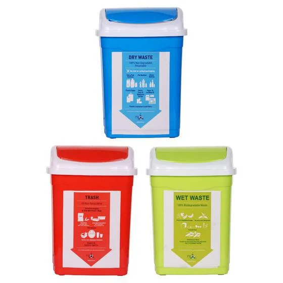 WASTE SEGREGATION BIN (COST: RS.1500/-)