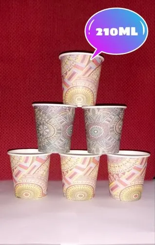 Printed Paper Coffee Cup 210ml