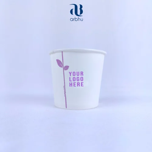 Printed Paper Tea Cup - 90ml