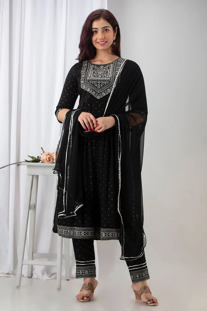 Black Designer Kurti