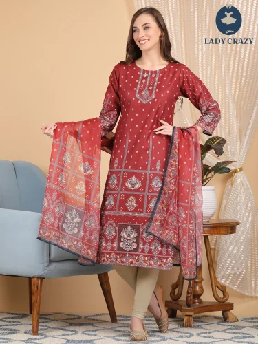 Printed Straight Kurti S5