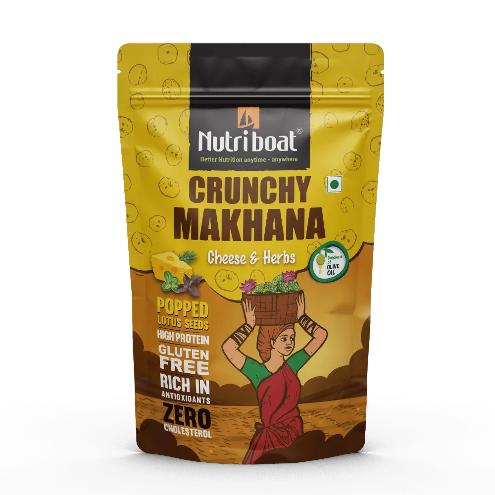 Crunchy Makhana - Cheese Herbs