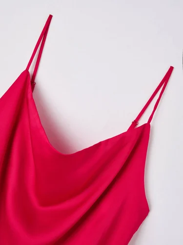 Export Surplus Satin Dress