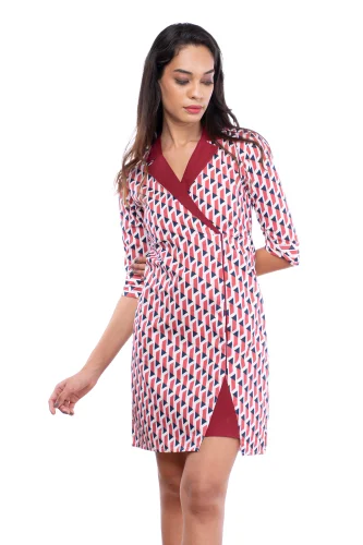 Women Double-breasted Blazer Dress