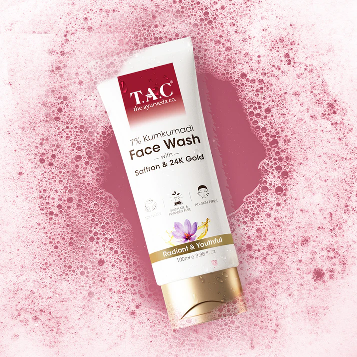 Kumkumadi Face Wash Saffron &amp; 24K Gold | Deeply Cleanses Skin