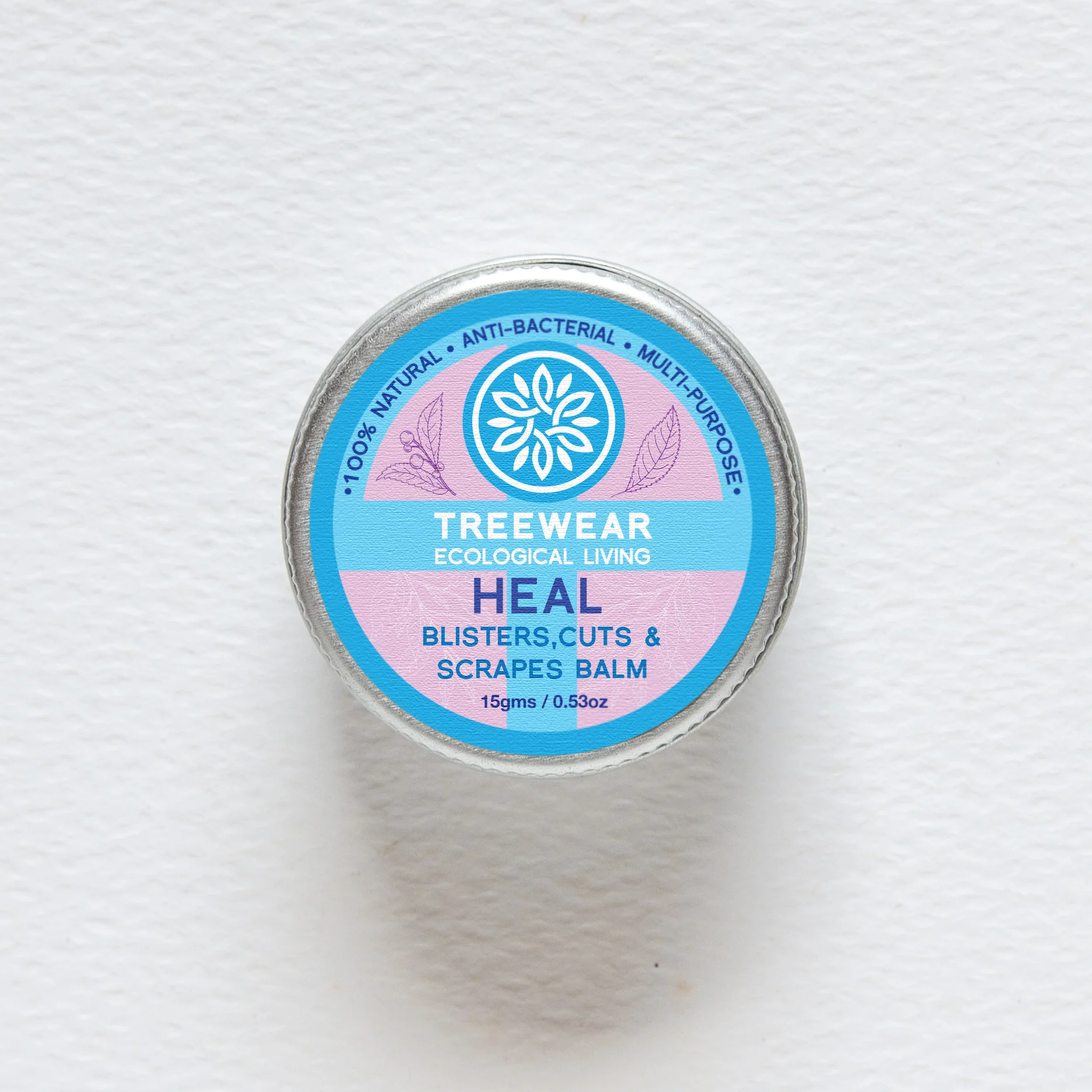 HEAL - Anti-Septic Balm for Cuts, Scrapes &amp; Blisters (13 grams)