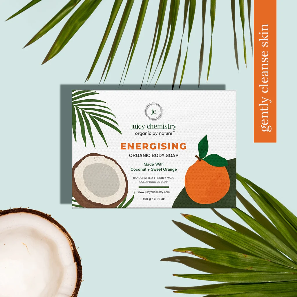 Energising Organic Face And Body Soap