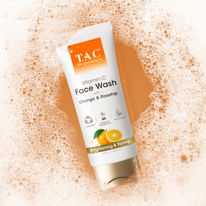 Vitamin C Face Wash with Orange &amp; Rosehip, 50ml