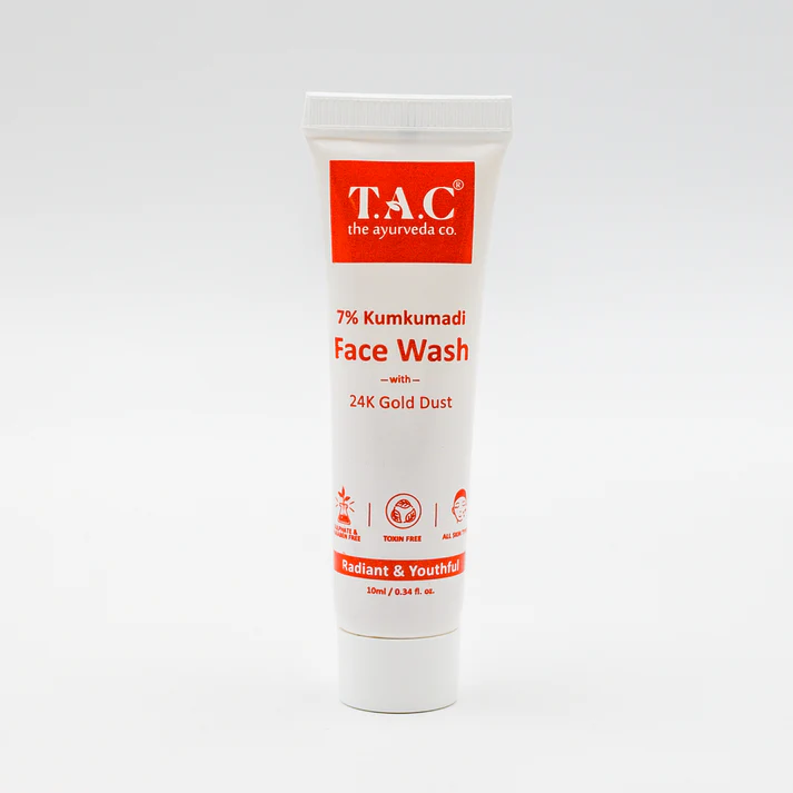 7% Kumkumadi Face Wash with 24K Gold Dust Saffron &amp; 24K Gold | Deeply Cleanses Skin