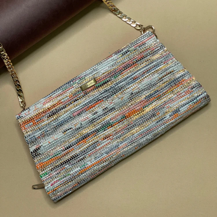 Multicolor Trapeze Clutch (TC0724-018) PS_W