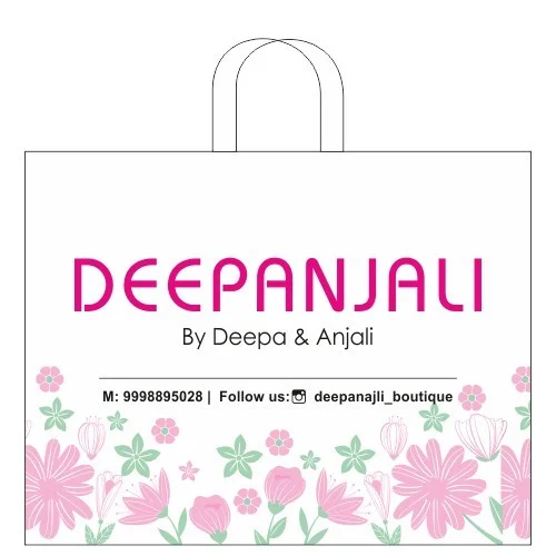 Deepanjali Boutique Designer Shopping Bag W 18” x H 13”