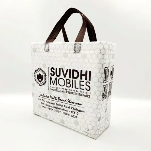 Suvidhi Mobile Non Woven Box Bag W 10” x H 10” x G 4”