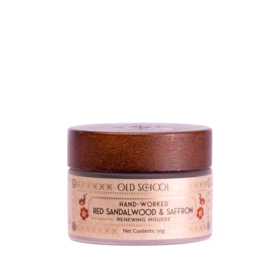 Hand-Worked Red Sandalwood and Saffron Renewing Mousse