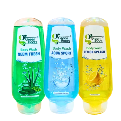 Green Roots Moisturizing Body Wash 250 ml- Pack of 3