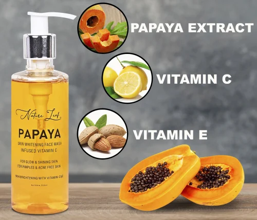 Nature Leaf Papaya Skin Whitening Face Wash 200 ml For Third Party