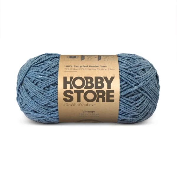 Hobby Store Recycled Denim Yarn - Vintage 8020