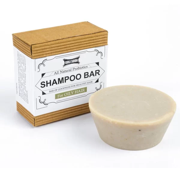 Goli Soda All Natural Probiotics Shampoo Bar for Oily Hair - 90 g