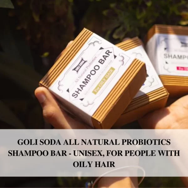 Goli Soda All Natural Probiotics Shampoo Bar for Oily Hair - 90 g - Image 11