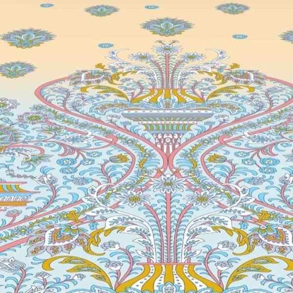 Air Purifying - AW21 - Seasonal - Occasions Ornate Queen Fittedsheet - 152 x 198 cm - Light Yellow - Image 4