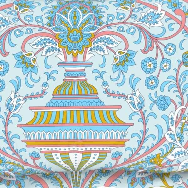 Air Purifying - AW21 - Seasonal - Occasions Ornate Queen Fittedsheet - 152 x 198 cm - Light Yellow - Image 5