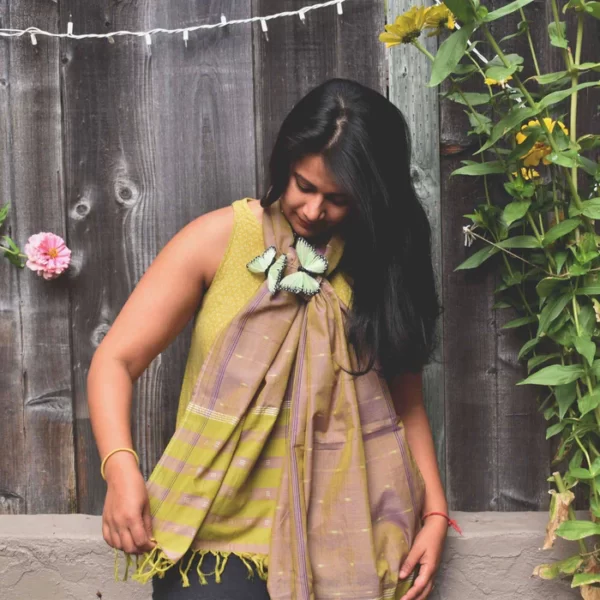 Chamak Green Scarf