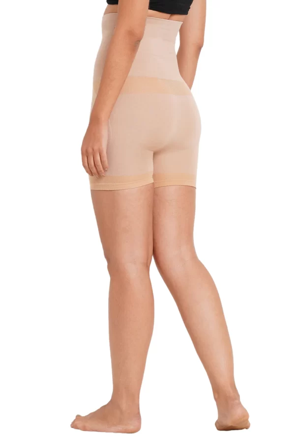 Super Soft Bamboo Fibre Antimicrobial Seamless Tummy Tucker and Thigh Shaper-ISP066-Skin - Image 7