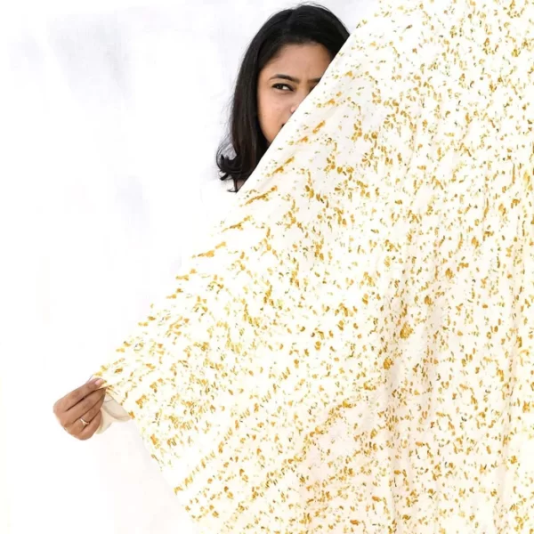 Popcorn Silk Square Scarf - Image 3