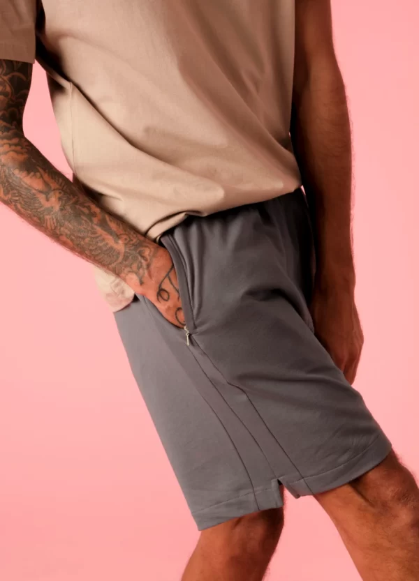 Grey Terry Shorts - Image 2