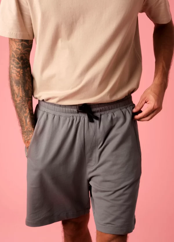 Grey Terry Shorts - Image 3