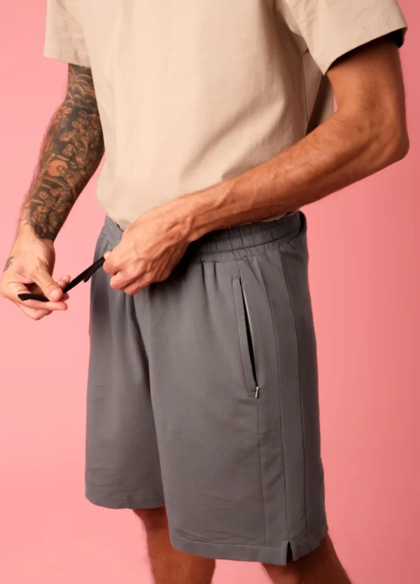 Grey Terry Shorts - Image 4