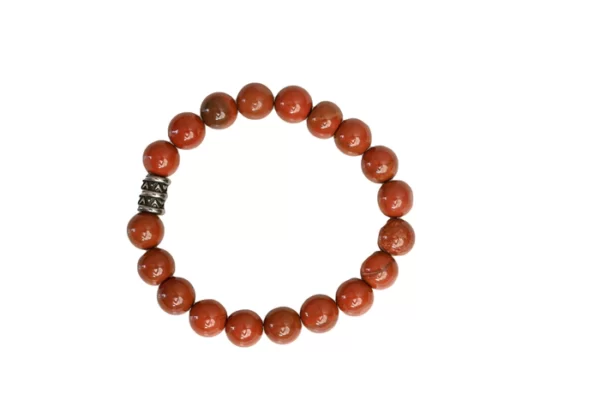 ORIGINAL RED JASPER BRACELET FOR BALANCE, ENDURANCE AND EMOTIONAL WELLBEING - Image 2