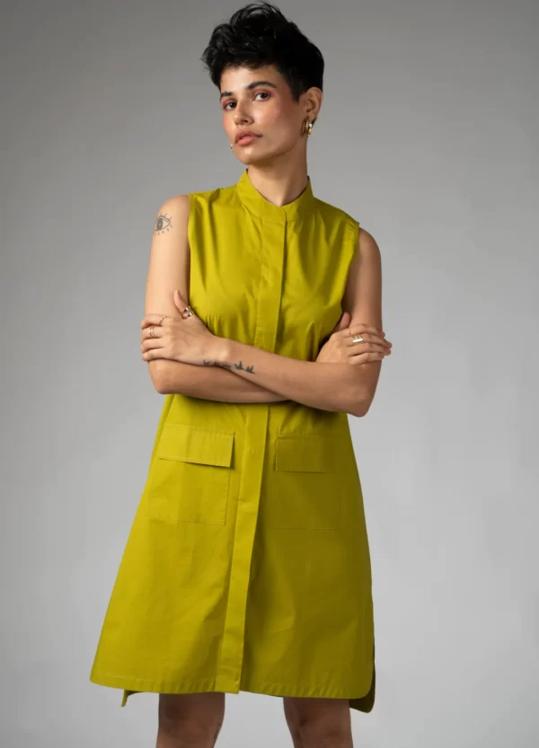 Avocado Utility Dress - Image 4