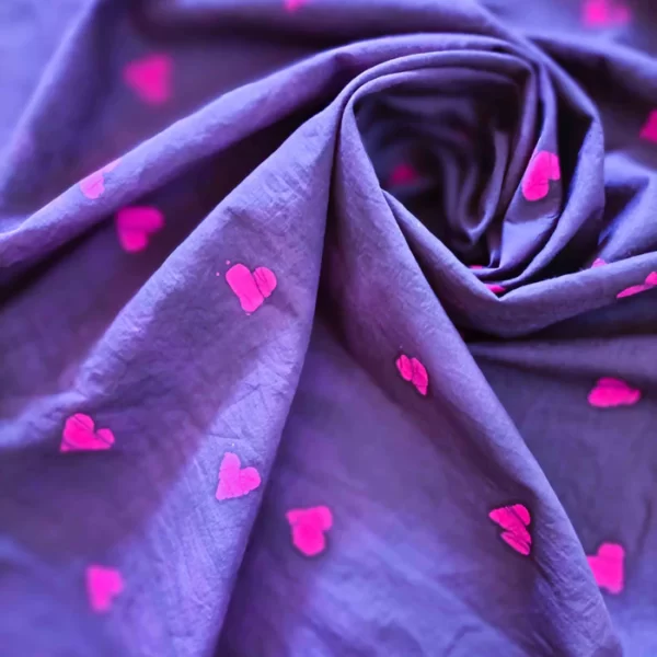 Purple Batik Hearts - Image 2