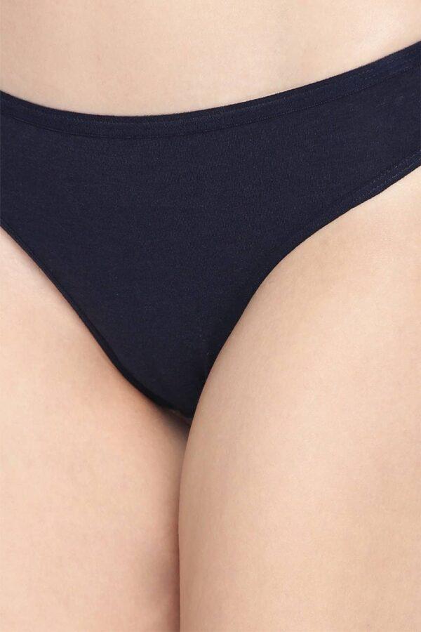 Organic Cotton Antimicrobial Bikini (Pack Of 2)-IMP004-Navy_Navy - Image 5