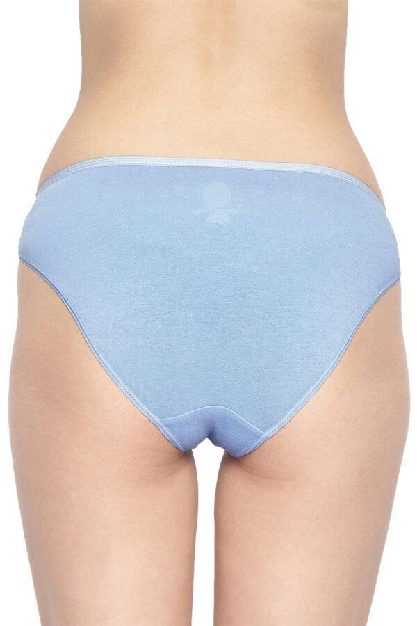 Organic Cotton Antimicrobial Bikini (Pack Of 2)-IMP004-Sky Blue_Sky Blue - Image 2