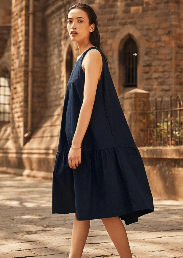 Indigo Swing Dress - Image 2