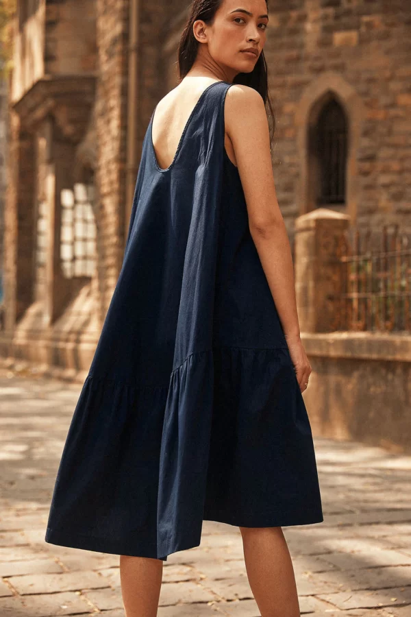 Indigo Swing Dress - Image 3