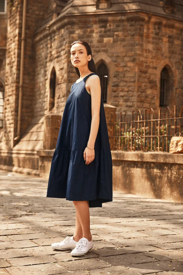 Indigo Swing Dress - Image 4