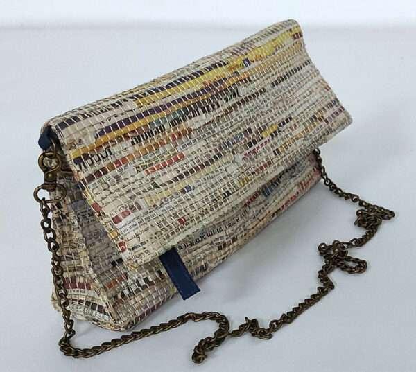 Eclectic Foldover Clutch – Navy Lining - Image 2