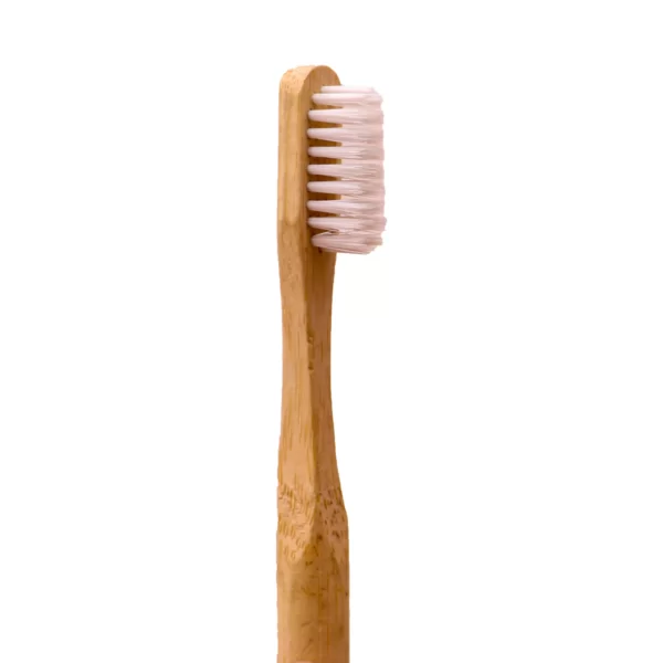 bamboo round handle toothbrush pack of 4 - Image 4