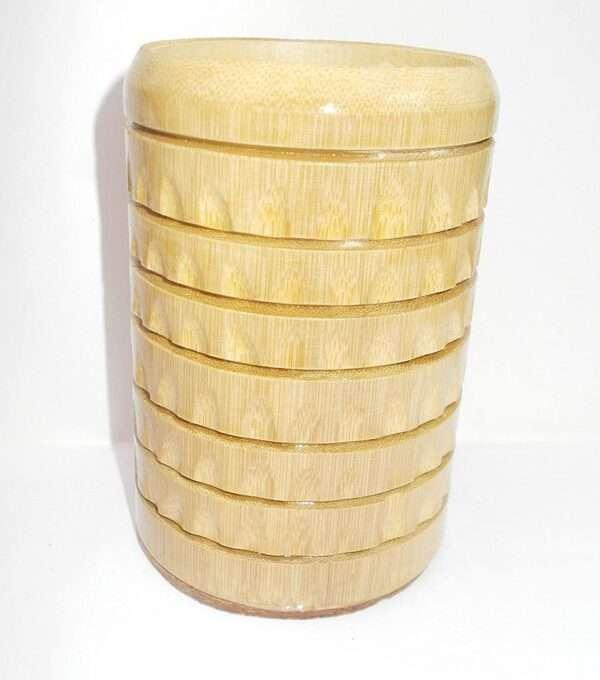 Bamboo Pen Stand- White - Image 2