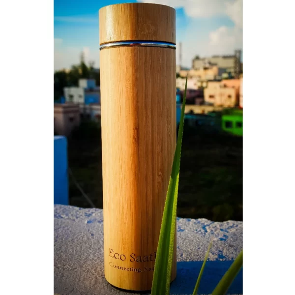 Bamboo Water Bottle - 500 ML - Image 3